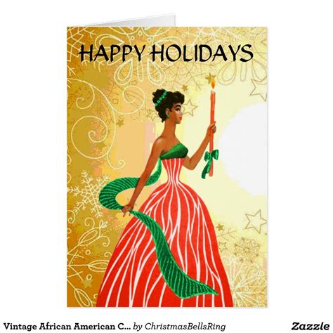 vintage african american christmas card african american christmas vintage