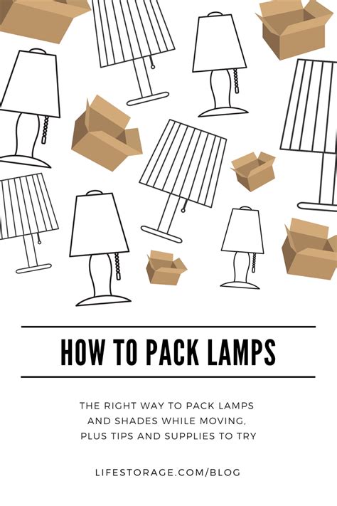 How To Pack Lamps And Lampshades For A Stress Free Moving Day Life