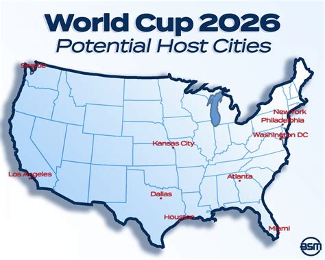 Ranking The 2026 World Cup Host City Candidates Broadway Sports Media
