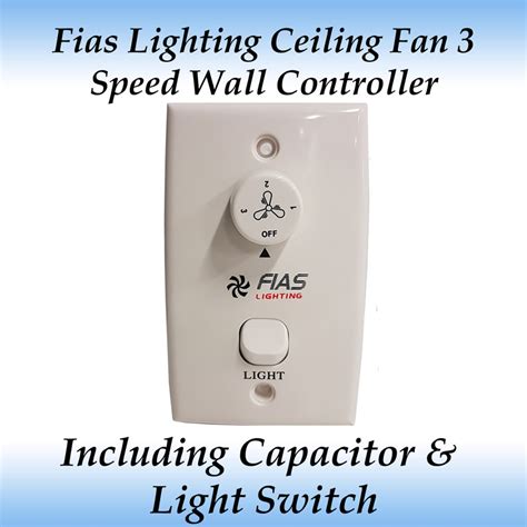 It does require that you have the ability to bring. Fias Lighting Ceiling Fan 3 Speed Wall Controller with ...