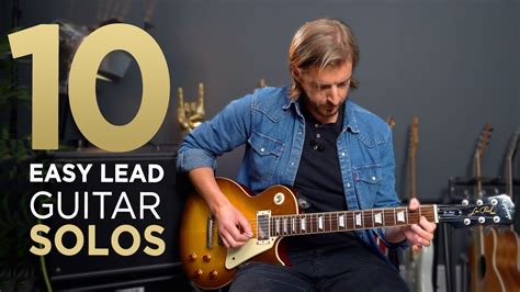 10 Easy Guitar Solos For Beginners Youtube