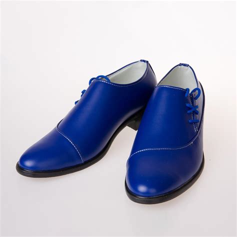 Get them off and running with a pair of sporty shoes and sneakers for. Wholesale New 2015 Fashion Men Royal Blue Leather ...