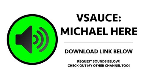 Vsauce Hey Vsauce Michael Here Sound Effect Youtube