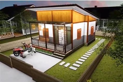 Inspirasi Gambar Rumah Semi Permanen Setengah Tembok Desain