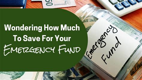 Wondering How Much To Save For An Emergency Fund Prof Stacy The