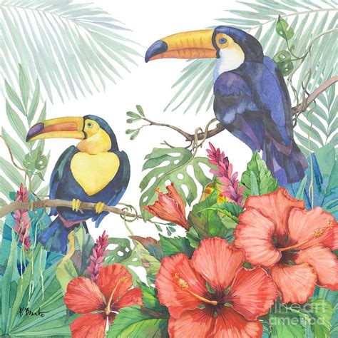 Tropical Fresh Ii Painting By Paul Brent Fine Art America