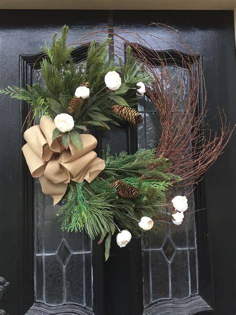 January Wreath After Christmas Decor January Wreath Wreaths