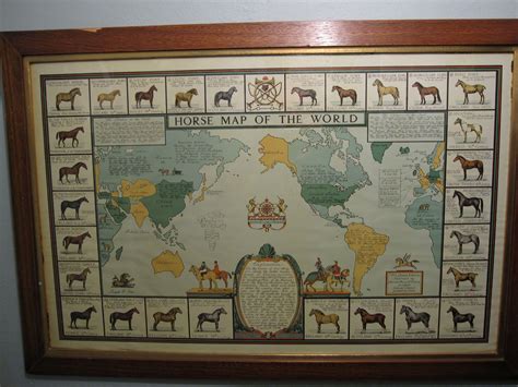 Horses Of The World 1934 All The Pretty Horses Vintage World Maps Breeds