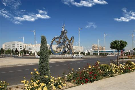 ASHGABAT TURKMENISTAN May 02 2019 The Monument Is Called Editorial