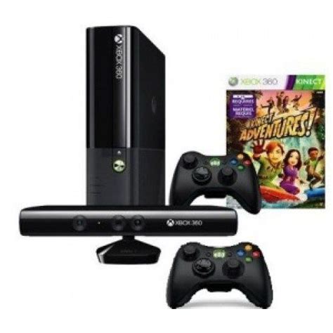 Xbox 360 Super Slim 4g Modelo 2015 E 2016 Com 2 Controle E Kinect Com