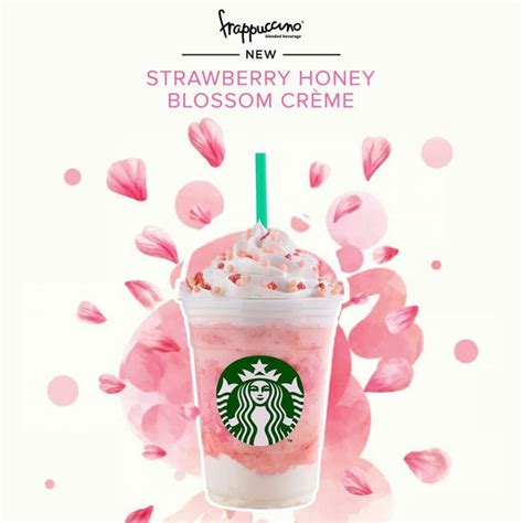 Starbucks Teases New Strawberry Honey Blossom Creme Drink Available