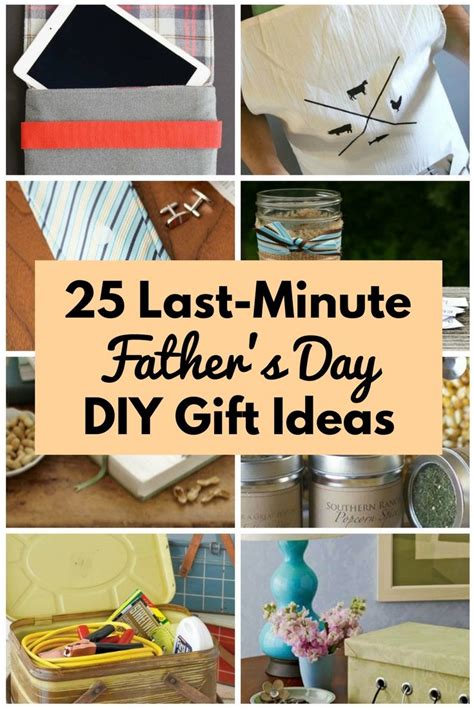 25 Last Minute Fathers Day Diy T Ideas Fathers Day Diy Diy