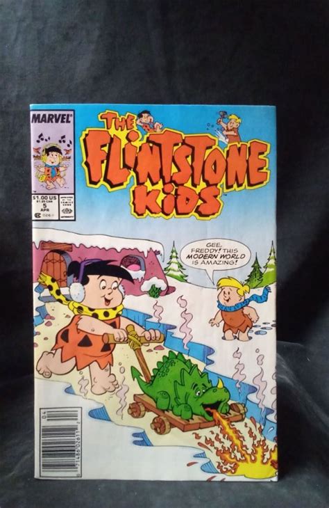 The Flintstone Kids 5 1988 Marvel Comics Comic Book Comic Books