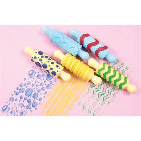 Patterned Rubber Rolling Pins From Early Years Resources Uk Pattern