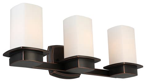Find a wide selection of bathroom lights including bathroom vanity lights and bathroom light fixtures. 3-Light, 60W Bath/Vanity Light, Oil Rubbed Bronze/Frosted ...