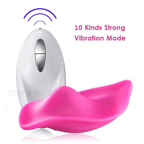 New Wireless Remote Control Vibrator Massage Clitoris 10 Speeds Wearable C String Panties