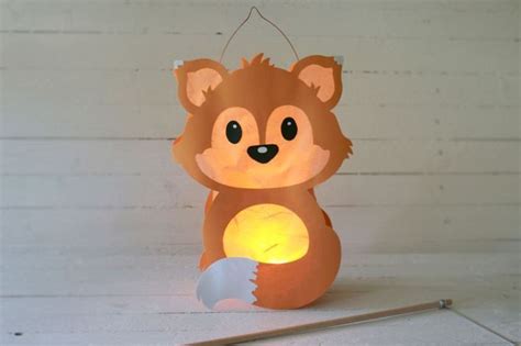 Interessant vorlage eule auf tiermasken basteln vorlagen. Fuchs-laterne zum Selbermachen | Made with hands ...