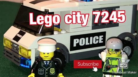 Lego 7245 Prisoner Transport City Police Speed Build Youtube