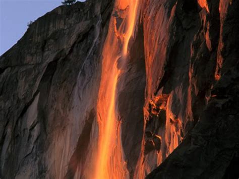 Horsetail Falls Yosemite National Park California 2013