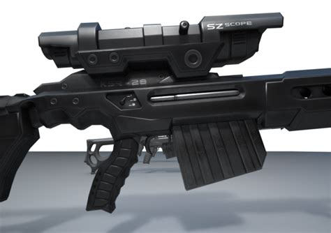 Free blender human 3d models. Sniper Rifle KSR-29 Retexurted | Free 3D models