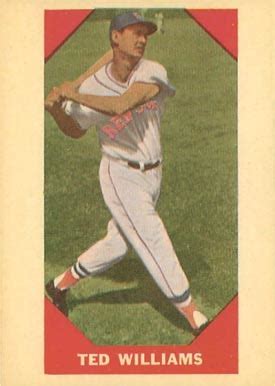 We did not find results for: 1960 Fleer Baseball Greats Ted Williams #72 Baseball Card ...