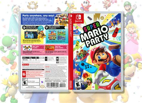 Super Mario Party Game Case And Insert Quality Replacement Etsy Uk