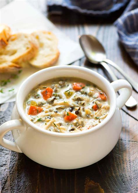 Chicken Wild Rice Soup Slow Cooker Or Instant Pot Recipe