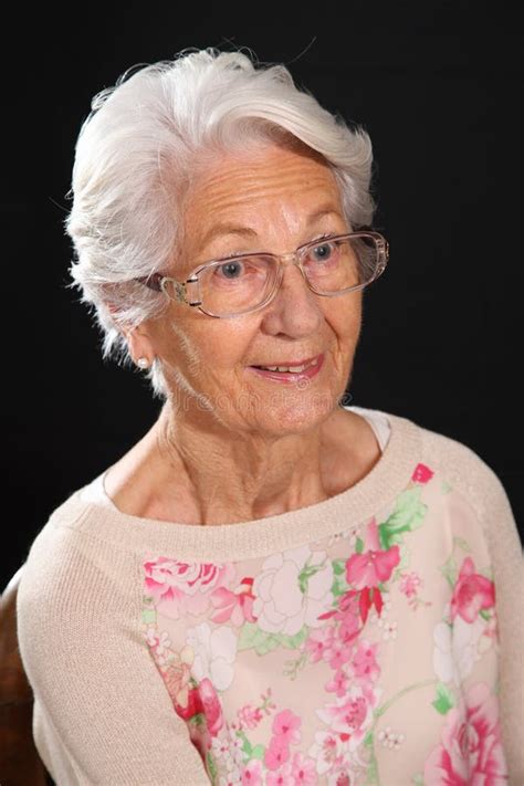 White Haired Grandmother Stock Photo Image Of Grandmother 35735278