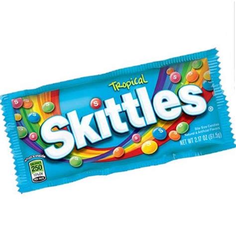 Skittles Tropical Bite Size Candies 217 Oz Bag American Candys