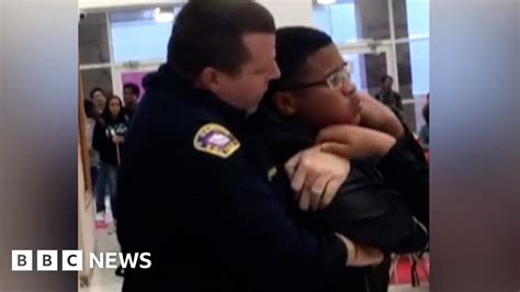 Officer In School Chokehold Video Fired Bbc News