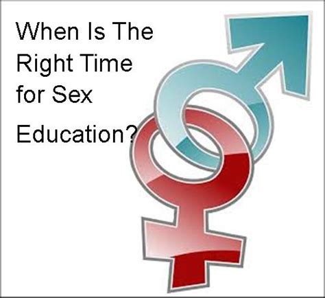 Guest Post When Is The Right Time For Sex Education South African