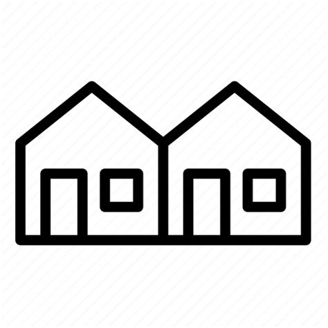 Houses Building House Estate Property Icon Download On Iconfinder