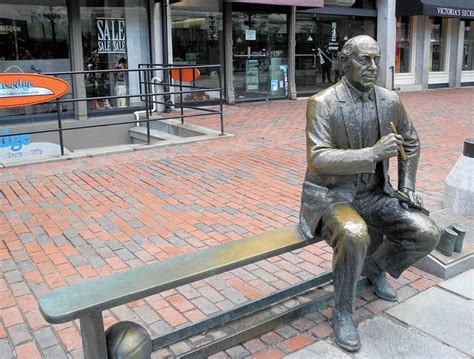 Red Auerbach Of The Boston Celtics Statue At Quincy Market Boston Ma