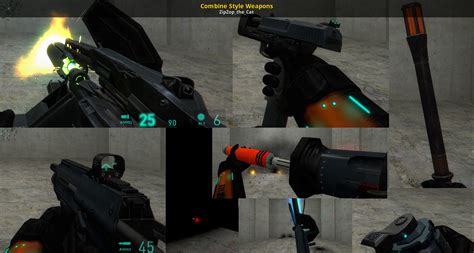 Combine Style Weapons Half Life 2 Mmod Mods
