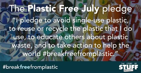 Pledge To Make Plastic A Thing Of The Past Story Of Stuff