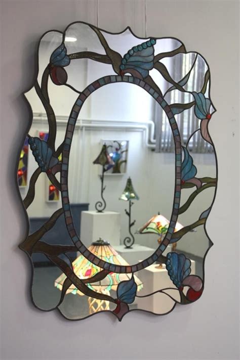 Mirrors Stained Glass Art Stained Glass Mirror Glass Art