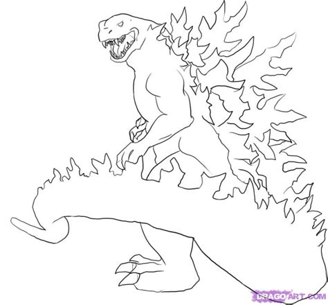 Search images from huge database containing over 620,000 you can print or color them online at getdrawings.com for absolutely free. How to Draw Godzilla, Step by Step, Creatures, Sci-fi ...