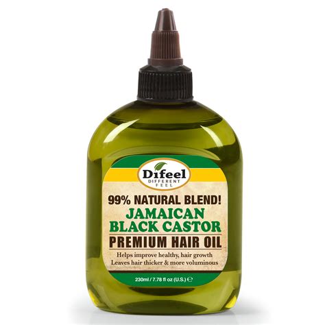 Difeel Premium Natural Jamaican Black Castor Hair Oil Oz