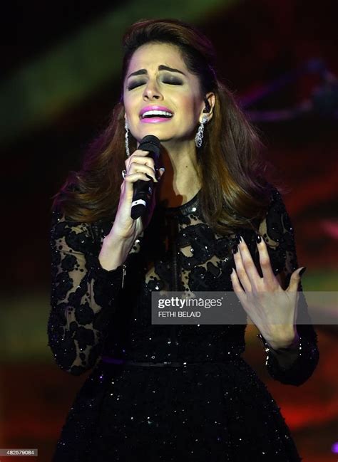 egyptian singer amal maher performs on stage during 51st session of news photo getty images
