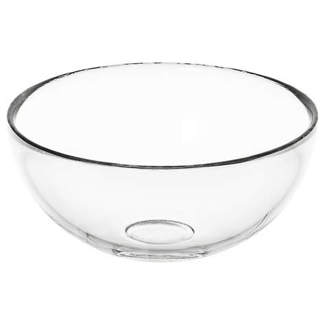Blanda Clear Glass Serving Bowl Height 6 Cm Ikea