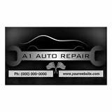 Auto Mechanic Business Card Template Images