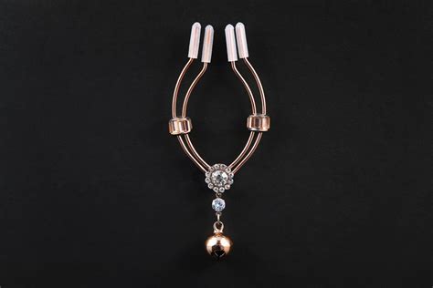 Sexy Labia Clamp Jewelry Pussy Clip Stretching Spreader Rose Gold