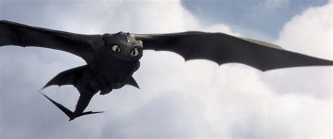 Toothless Flying Without Hiccup