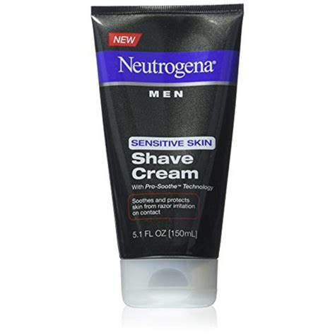 Neutrogena Mens Shaving Cream For Sensitive Skin Pro Soothe Technology