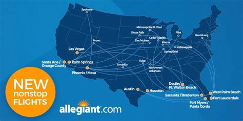 Allegiants Mega Expansion More Than Twenty New Routes New Ground
