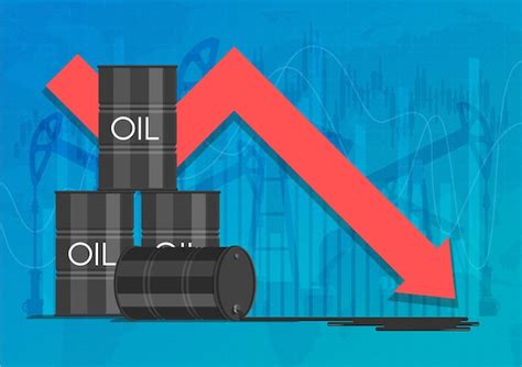 Premium Vector Oil Industry Crisis Concept Drop In Crude Oil Prices