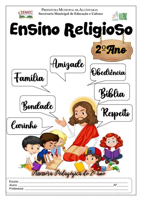 Capa De Matéria De Ensino Religioso