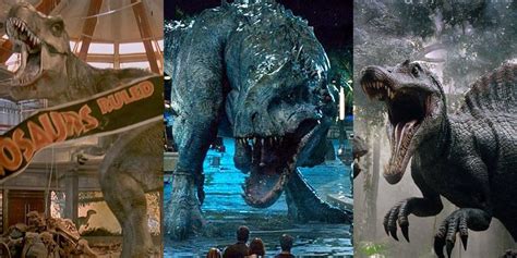 Jurassic Park Movies Every Dinosaur Fight Ranked Screen Rant