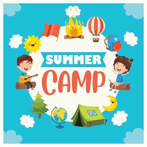Premium Vector Kids Summer Camp