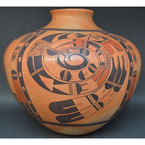 Hopi Jar Native American Pueblo Pottery Southwestern Clay Pot